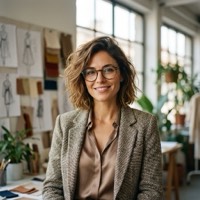 Портрет Джулии С., дизайнера из Рима